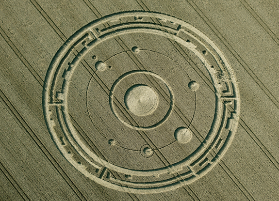 crop circle at Maiden Castle | July 26 2015