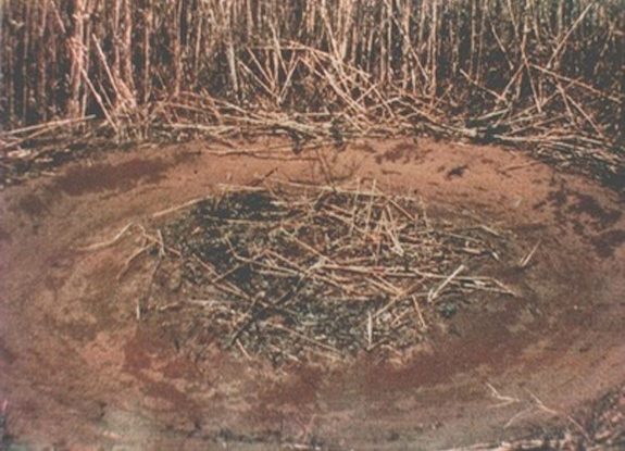 crop circle at Tooliglie Hills | December 25 1971