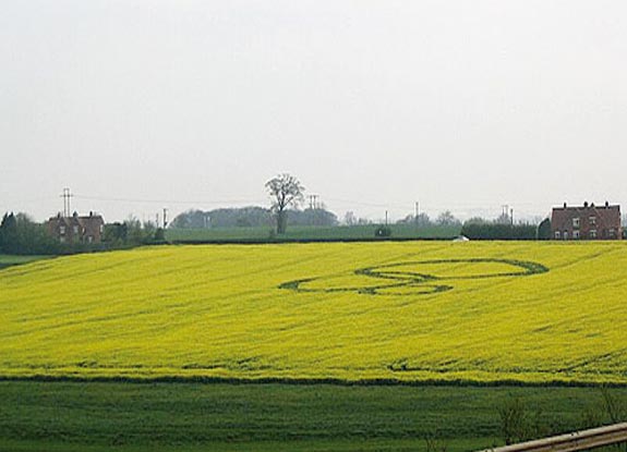 crop circle at Doncaster |  April 19 2005