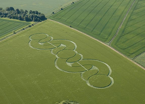 crop circle at Beckhampton |  June 05 2005