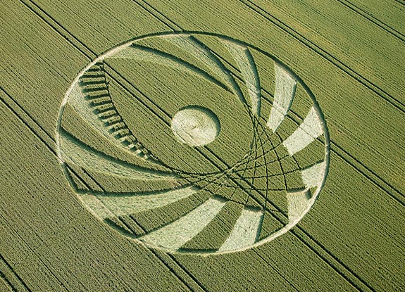 crop circle at Silbury Hill |  July 09 2005