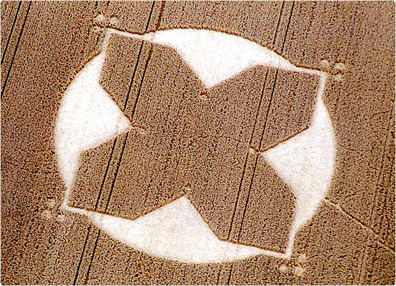 crop circle at Kings Worthy |  July 20 2005