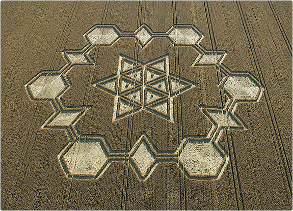 crop circle at Avebury |  July 24 2005