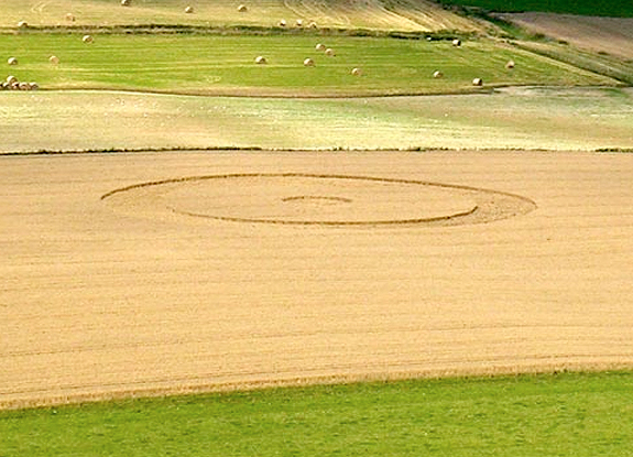 crop circle at Lancing |  August 09 2005