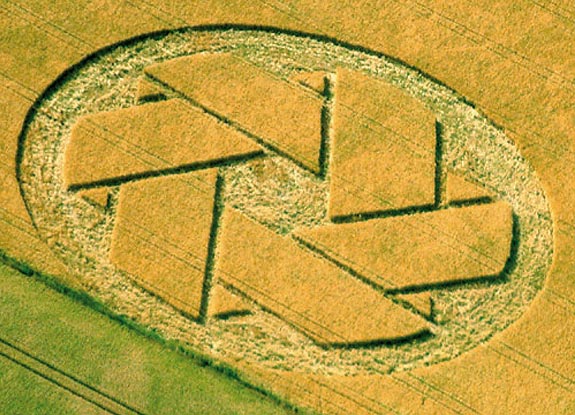 crop circle at Somerton | June 21 2006