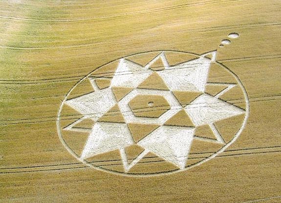 crop circle at Burham | June 24 2006