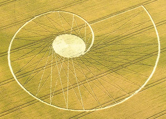 crop circle at Barbury Castle |  July 14 2006