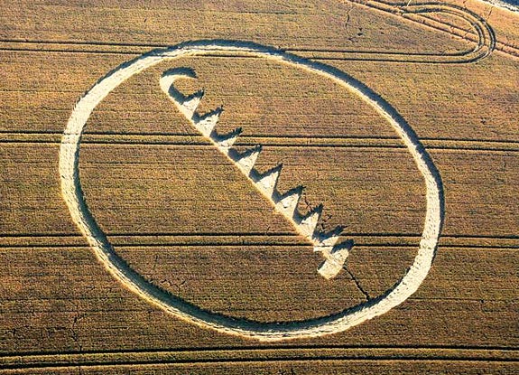 crop circle at Marlborough |  July 17 2006