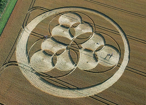 crop circle at Windmill Hill |  July 22 2006