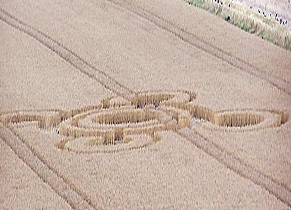 crop circle at Old Sarum |  August 01 2006