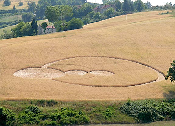 crop circle at Ancona | May 20 2007