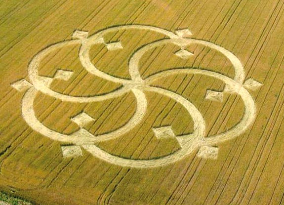 crop circle at Monteau da Po | June 10 2007