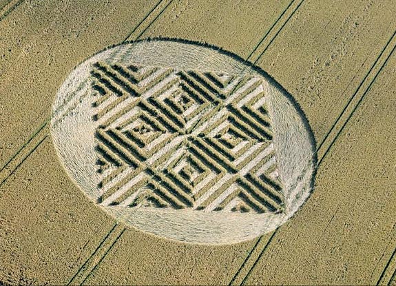 crop circle at Cherhill | July 07 2007