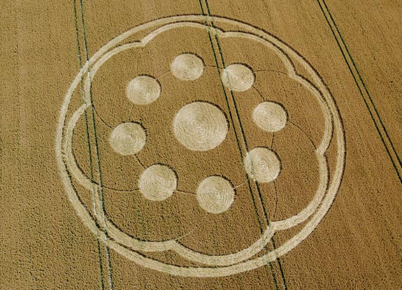 crop circle at Wilton Water Grid | July 18 2007