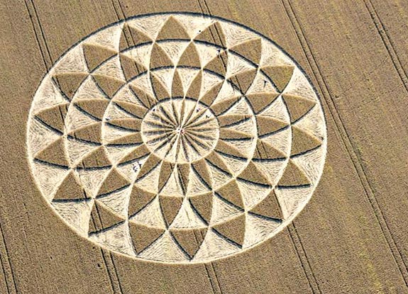 crop circle at Martinsell Hill | July 19 2007