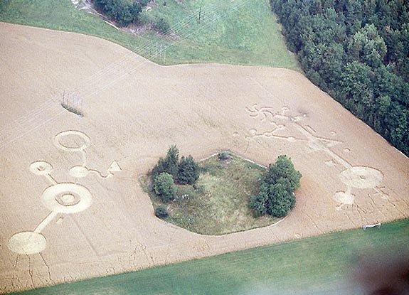 crop circle at Åkersberga | August 10 2007