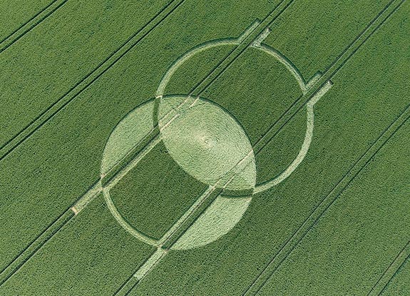 crop circle at Avebury | June 24 2008