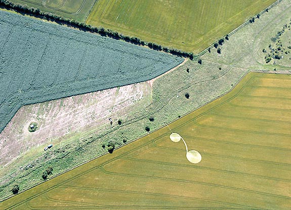 crop circle at Devil's Den | July 20 2008