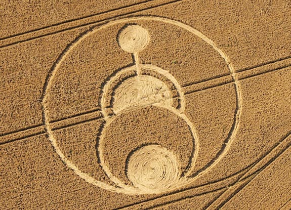 crop circle at Allington Down | July 27 2008