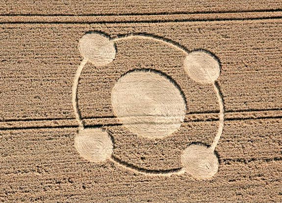 crop circle at Allington Down | July 27 2008