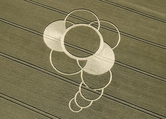 crop circle at Hens Wood | August 08 2008