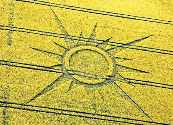 crop circle at Avebury | April 23 2009