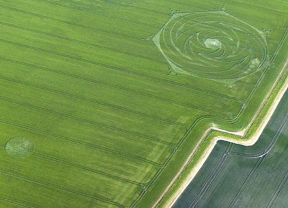 crop circle at Milk Hill | June 02 2009