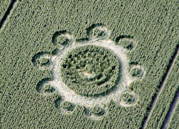 crop circle at Milk Hill | June 23 2009