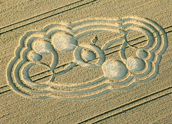 crop circle at Liddington Castle | July 19 2009