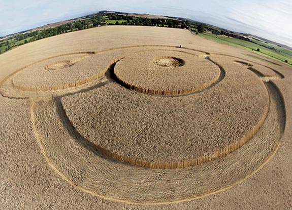 crop circle at Waden Hill | July 31 2009