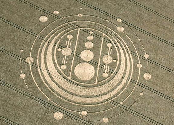 crop circle at Windmill Hill | August 06 2009