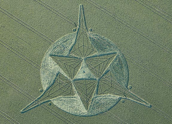 crop circle at Savernake Forest | June 23 2010