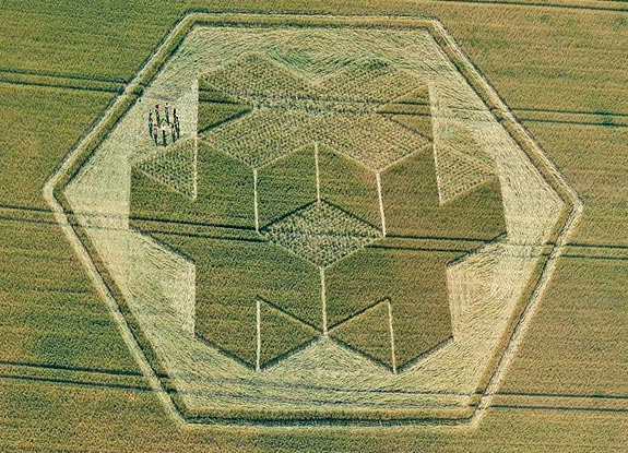 crop circle at Cley Hill | July 09 2010