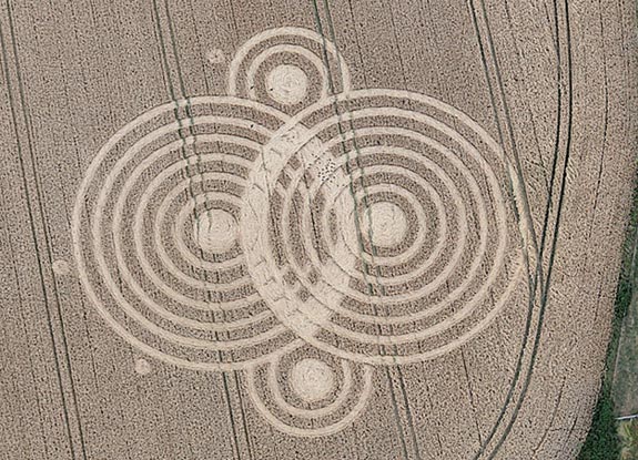 crop circle at Woolaston Grange | July 18 2010