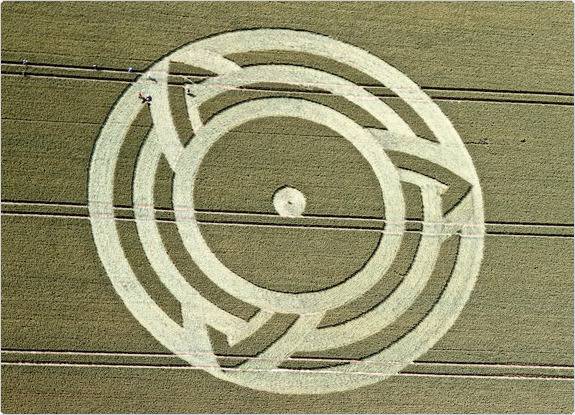 crop circle at Milk Hill | July 06 2011