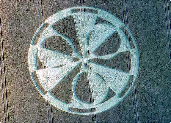 crop circle at Stonehenge | July 13 2011