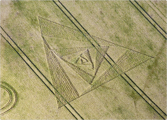 crop circle at Lane End | July 14 2011