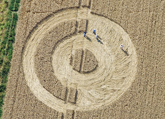 crop circle at Silbury Hill | August 02 2011