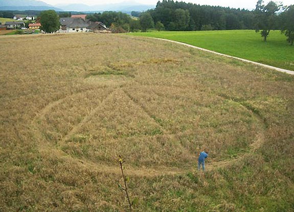 crop circle at Thomasroith | August 13 2011