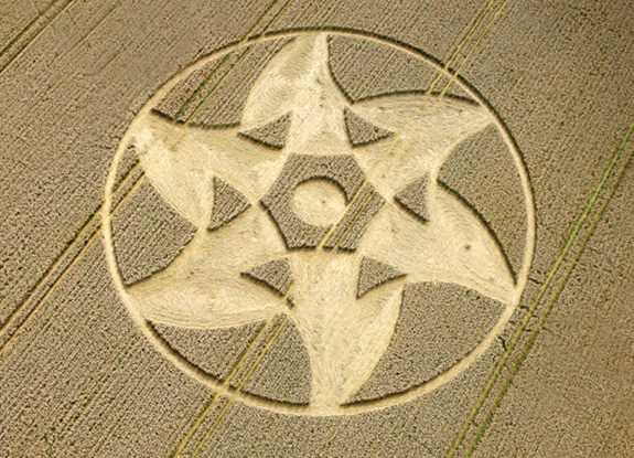 crop circle at Knoll Down | August 13 2011