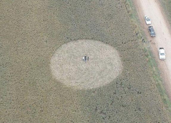 crop circle at Las Perdices | April 25 2012