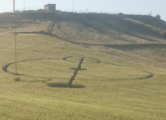 crop circle at Settimo San Pedro | May 12 2012