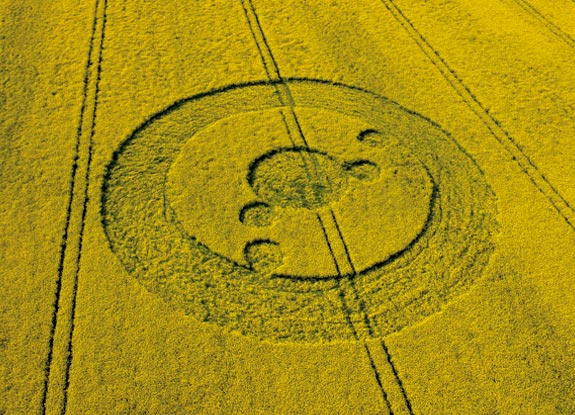 crop circle at Uffington White Horse | May 19 2012