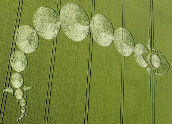 crop circle at Milk Hill | June 25 2012