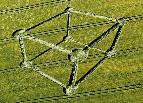 crop circle at Chilcomb Down | July 01 2012