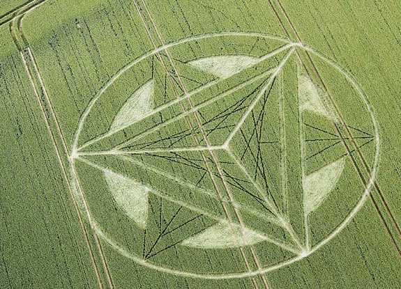 crop circle at Wanborough Plain | July 01 2012