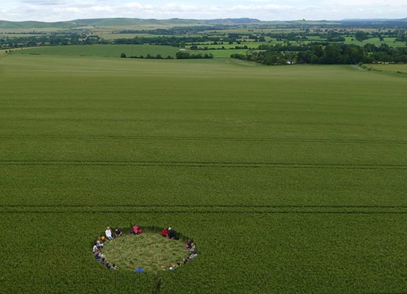 crop circle at Etchilhampton | July 12 2012