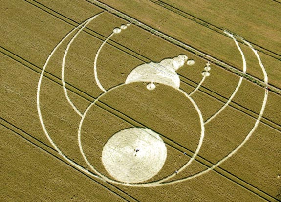 crop circle at Oliver's Castle | July 26 2012