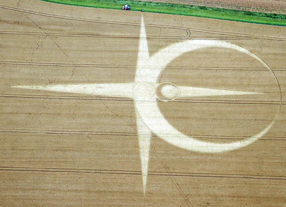 crop circle at Allington | July 29 2012