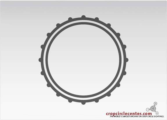 crop circle at Cisterna | June 20 2013